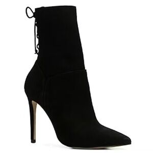Aldo Black Heeled Ankle Boots